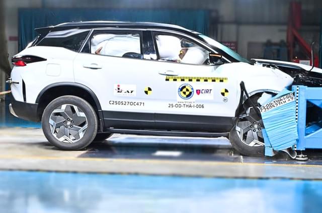 Tata Harrier EV has secured 5-stars in AOP and COP at Bharat NCAP.   Image - 18260